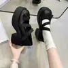 Zapatos de Plataforma Mary Jane Blancos Más Vendidos 2026 Nuevos Zapatos Individuales Franceses JK con Lazo Primavera/Otoño
