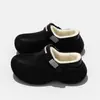 Pantuflas de Algodón Impermeables 3D para Mujer Invierno 2026 Nueva Ropa de Casa Cubierta de Talón Antideslizante para Exteriores Cálida Suela Gruesa Pantuflas de Algodón para Pareja para Hombre