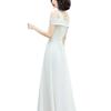 Vestidos de Noche Europeos y Americanos 2026 Nuevo Estilo Otoño Elegante Largo Banquete Lujo Ligero Nicho Socialité Vestido Blanco