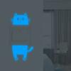 Nueva pegatina de personalidad YG57, luminosa, con diseño de gato, para interruptor de tres colores, para decoración de pared del hogar, autoadhesiva
