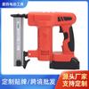 Venta al por mayor de fábrica carga inalámbrica F30F32 Litio pistola de clavos eléctrica pistola de clavos de acero alta potencia sin atasco carpintería doble uso recta