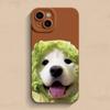 Funda para Teléfono Móvil iPhone 14 Perro Col Repollo Apple 16 Divertida 15 Promax Todo Incluido 13 Linda 11 Simple y Aplicable