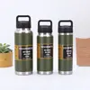 Taza Térmica de Acero Inoxidable 304 Transfronteriza Gran Capacidad Asa de Popote Hervidor Portátil para Montañismo al Aire Libre Deportes Venta al por Mayor