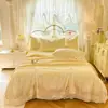 Série de Colcha de Cama de Algodão Lavado Estilo Princesa Coreana 2026 Conjunto de Quatro Peças Colcha de Verão, Colcha Refrescante de Verão, Colcha de Ar Condicionado - Aili