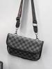 Bolso de Cuadros y Tigre Mejorado Bolso de Pecho Bolso Callejero para Teléfono Móvil Bolso de Hombre Estilo Coreano Bolso Cruzado Bolso Cuadrado Pequeño Bolso de Hombro de Moda