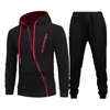 Nuevo Suéter para Hombre para Exterior Deportivo Casual con Cremallera Set