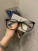 Óculos Lingguang Armações de Acetato Estilo Pequena Fragrância 3469 3413 3392 3438 Armação Preta Lisa Mesmo Estilo Óculos da Moda Sem Grau