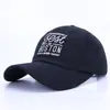 Nova moda boné de beisebol BOSTON com letras bordadas primavera e verão algodão boné de proteção solar transfronteiriço AliExpress boné masculino
