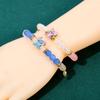 Amazon Transfronterizo Europeo y Americano Nuevo Cristal Dibujos Animados Stitch Cristal con Cuentas Moda Pulsera de Lujo Ligero Venta al por Mayor
