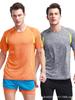 Ropa de secado rápido para hombre y mujer, verano, cuello redondo, ropa de secado rápido, camiseta de manga corta, camisa publicitaria, ropa de trabajo, camiseta de secado rápido, logo impreso