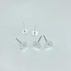 Accesorios para pendientes DIY chapado aguja plana aguja para oreja aguja plana base plana aguja para oreja punto venta directa
