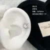 Pendientes de Acero de Titanio 316L, Pendientes Redondos de Moda y Deslumbrantes con Corte General, Tachuelas Versátiles, Dulces y Geniales Accesorios para Orejas