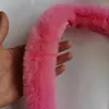 Tira de Piel de Conejo Sintética Borde de Piel Blanca Ropa Infantil DIY Qipao Traje Tang Hanfu Capa Chaleco Borde de Encaje Abertura de Zapato Accesorios DIY