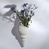 Colgante de jarrón con gancho esmaltado de cerámica adornos de pájaro gancho de guardarropa flor seca gancho de pared de cerámica sin marca