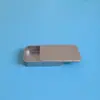 Caixa de Lata 30ml com Tampa Flip-top Caixa Push-pull 70 Caixa de Lata Média Caixa de Lata Pequena Push-pull Caixa Push-pull Quadrada Preto Fosco