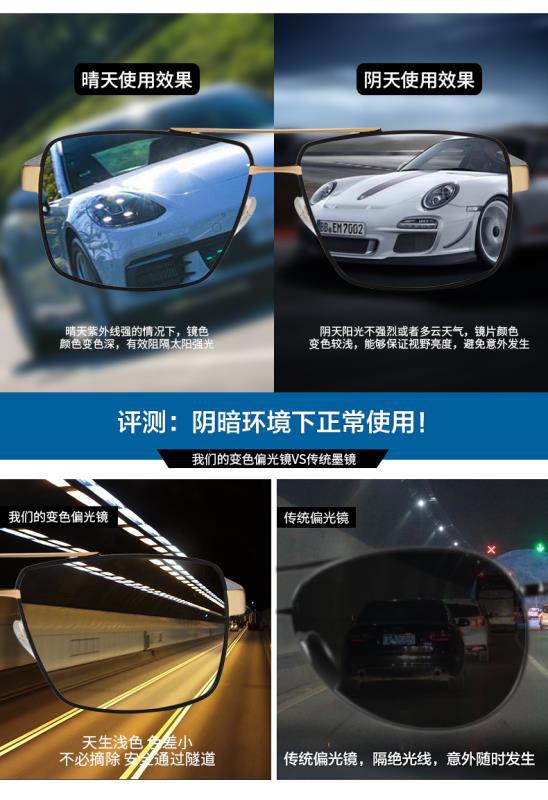 夜视偏光镜 男墨镜 网红眼镜批发 太阳眼镜墨镜