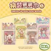 Livro de Adesivos para Vestir Mochi Pequeno Livro 2 Decoração de Menina Livro de Vestir Desenho Animado Fofo Artesanal DIY Adesivo para Vestir Pintura