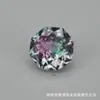 Novo Item de Zircônia Mais Vendido: Zircônio Brilhante em Cor Degradê, Forma de Flor, Zircônia Octogonal, Acessório Vestível, Pedra Solta de Zircônio