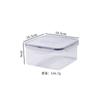 Caja de conservación de alimentos frescos para refrigerador, caja sellada, caja de almacenamiento de alimentos congelados de grado alimenticio, caja de almacenamiento de alimentos de plástico para calentar en microondas