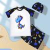 Roupa de Banho para Meninos Maiorzinhos Calções de Banho Roupa de Banho Dividida para Crianças Roupa de Banho Cartoon para Meninos Pequenos Atacado