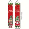 Cortina de Porta Couplet de Natal Floco de Neve Letreiro de Natal Bandeira Pendurada para Festa no Quintal Externo Amazon Temu Transfronteiriça Personalizável