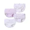 Calcinhas de Algodão para Meninas, Não Apertam, Roupa Íntima Infantil, Cuecas para Bebês, Quatro Peças por Caixa, em Estoque
