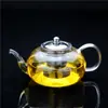 Tetera Juego de Té de Vidrio Tetera Doméstica para Agua de Té Resistente a Altas Temperaturas Filtro Separador Espesado Tetera Eléctrica de Cerámica