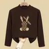 Blusas Térmicas Infantis com Gola Meia-Alta, Roupas Autoaquecidas para Outono e Inverno, Camisetas de Manga Longa para Meninos e Meninas, Nova Camada Base Tendência