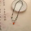 Novo Colar Pingente Retrô Estilo Étnico Chinês Design Nicho Feminino Cadeia Clavicular de Contas de Alta Qualidade Acessórios Corrente para Suéter