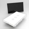 Interruptor Inteligente Tuya Wifi Tipo Fuego Único/Neutro 120 Táctil Temporización Control Táctil Control Remoto Inalámbrico para el Hogar