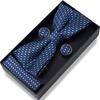 En stock Corbata de Moño Rayada Caja de Regalo para Hombre Empaque Novio MC Anfitrión Vestido de Moño Accesorios de Boda