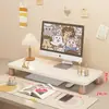 Bandeja para Teclado de Escritorio Base Elevadora de Monitor Soporte para Escritorio de Oficina Estante de Almacenamiento Elevador para Computadora de Escritorio