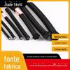 Corda Elástica de Alta Elasticidade Personalizada Redonda de Látex Preto Núcleo Macio Fio Enrolado Elástico Acessórios de Cordão para Roupas