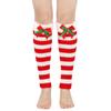 Calcetines Mao Mao transfronterizos con forro polar, calcetines navideños, calentadores de piernas de punto cálidos para mujer, calcetines con boca Mao de lazo