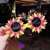 Gafas de sol de moda para niñas, divertidas y bonitas de dibujos animados para cumpleaños, populares en internet de Corea del Sur, accesorios de fotos para niñas.