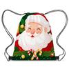 Amazon Nuevo Paquete de Llegada Bolsa de Regalo de Navidad de Bolsillo Bolsa de Regalo de Dulces de Navidad Cordón Doble Hombro Bolsa de Almacenamiento con Logotipo