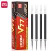 Caneta Gel Deli para Estudantes, Caneta Retrátil para Alunos do Ensino Fundamental e Médio, Secagem Rápida, Escrita Suave, Caneta Preta de Escritório 0.5mm, Atacado