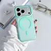Adequado para Capa de Celular Iphone18Promax, Apple 17 Areia Clara Magnética Fosca Sensação de Pele Cor Sólida Semi-Transparente Capa Protetora