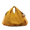 Bolsa de Abóbora Plissada Nova 2025 Moda Casual Leve para o Dia a Dia Bolsa de Mão Grande Capacidade Versátil Bolsa Tote Transversal
