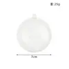 Bola de Natal de Alta Transparência Enfeite de Árvore de Natal Bola Plástica Oca Bola Redonda Acrílica Irregular Caixa com Decoração de Natal