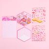 Adesivos de Paisagem para Crianças DIY Pacote de Adesivos de Cena em Miniatura Adesivos de Material Estéreo 3D Adesivos Transparentes de Animais Fofos Pequenos