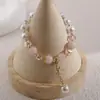 Pulsera con Colgante de Piedra Perla Nueva de Verano 2024, Estilo Dulce y Fresco, Regalo para Mejor Amiga, Regalo para Amiga, Venta al por Mayor de Fábrica