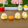 Miniaturas de Hamster Enfeites Fofos Acessórios de Decoração DIY Decoração de Mesa Carro Caixa Surpresa Fofa