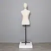 Maniquíes de Medio Cuerpo Femenino, Soporte de Maniquí para Tienda de Ropa, Muñeco Femenino para Escaparate, Maniquí Femenino de Tallas Grandes para Exhibición