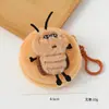 Linda Cartera Pequeña Fuerte Bolsa de Auriculares Mini de Dibujos Animados Bolsa de Almacenamiento Llavero Colgante para Mochila Muñeco de Peluche Regalo
