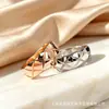 Versión Alta Múltiples Estilos Anillos de la Familia Xiang Chapado en Oro de 18 Quilates Patrón de Diamante Coco Sin Diamante Con Diamante Anillos Tallados Exquisitamente Joyería de Mano