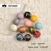 Cuentas de Madera, Cuentas de Colores, Cuentas Hechas a Mano para DIY, Cadenas para Celular, Colgantes para Bolsos, Flores para Zapatos, Materiales, Accesorios para Joyería, Cuentas Sueltas Decorativas