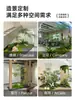 Simulação de combinação de plantas verdes paisagismo escadas shopping center paisagem de plantas artificiais tropicais árvore artificial ornamentos decorativos em vaso para interior