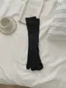 26 Meias Miu Primavera/Verão Estilo Japonês Cor Sólida Listra Vertical Meia com Dedos Separados Meias de Dois Dedos Meia até a Panturrilha Respirável Estilo Fino Meias Largas