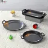 Platos de Porcelana de Imitación con Doble Oreja para Uso Comercial en Restaurantes, Hoteles y Establecimientos de Comida; Platos de Abulón, Platos Hondos, Platos de Sopa y Platos para Arroz al Horno